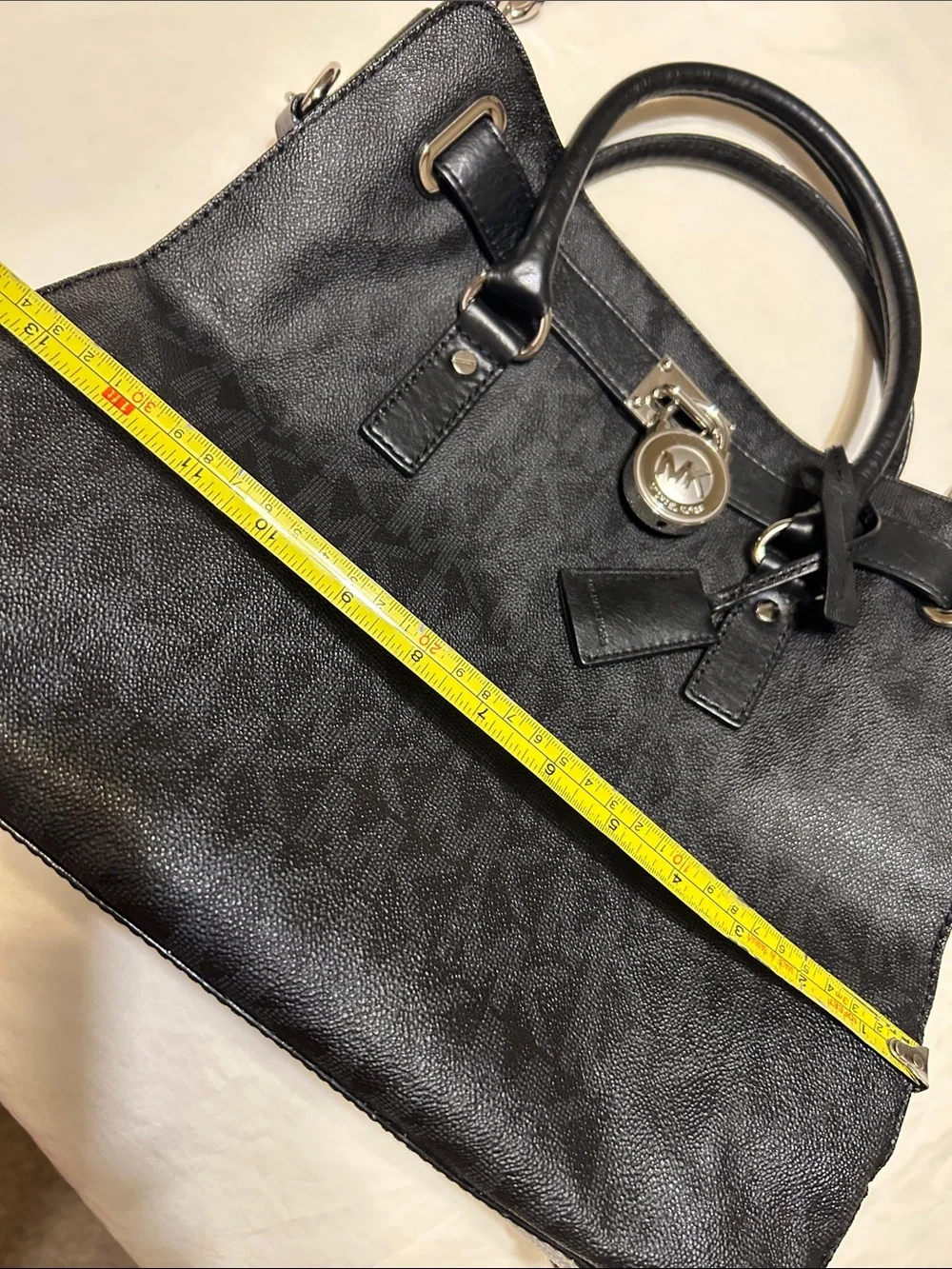 MICHAEL Michael Kors Black Satchel with Gold Hardware - Picture 9 of 13